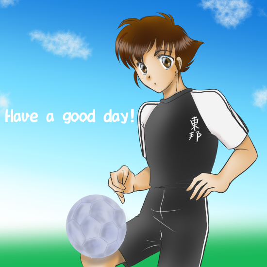 ���V�C���ǂ��ăT�b�J�[���a���˂��B